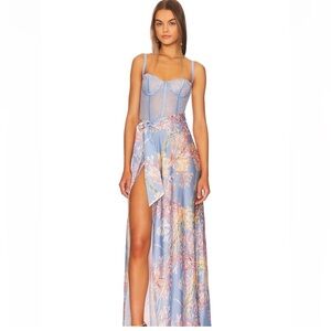 NWT Katie May Shannon Underwater Coral Maxi Dress